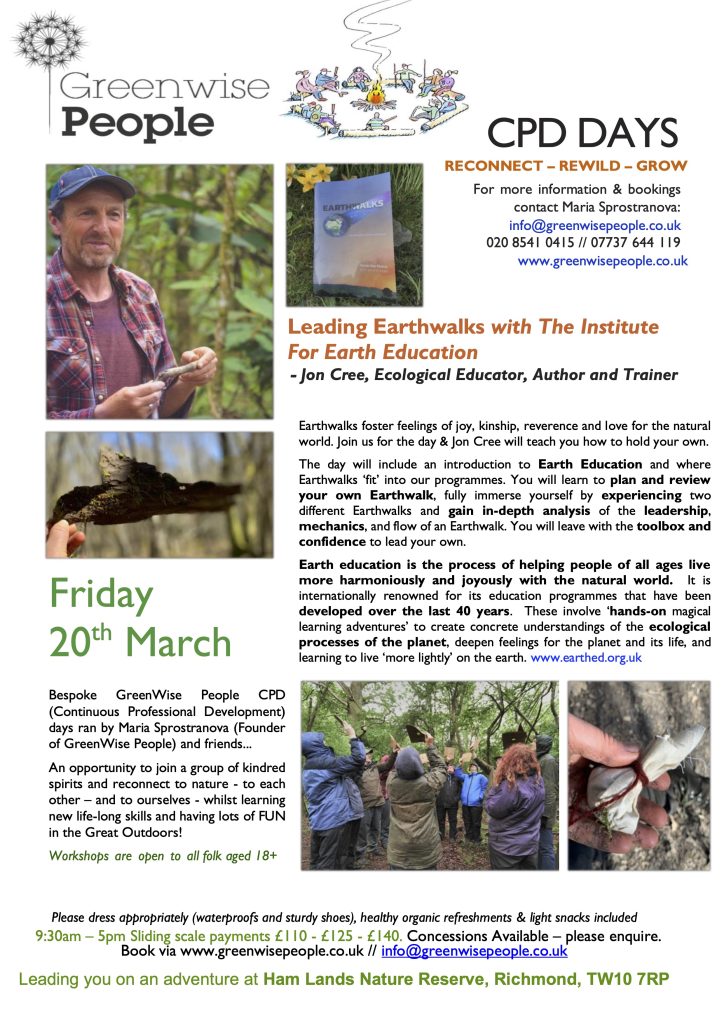 Leading Earthwalks with Jon Cree_March 2026